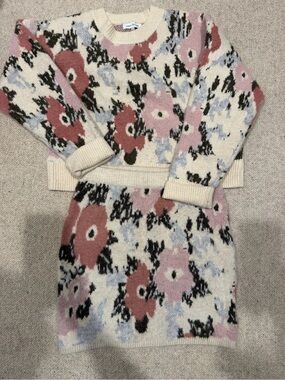 Sweater and Skirt Set